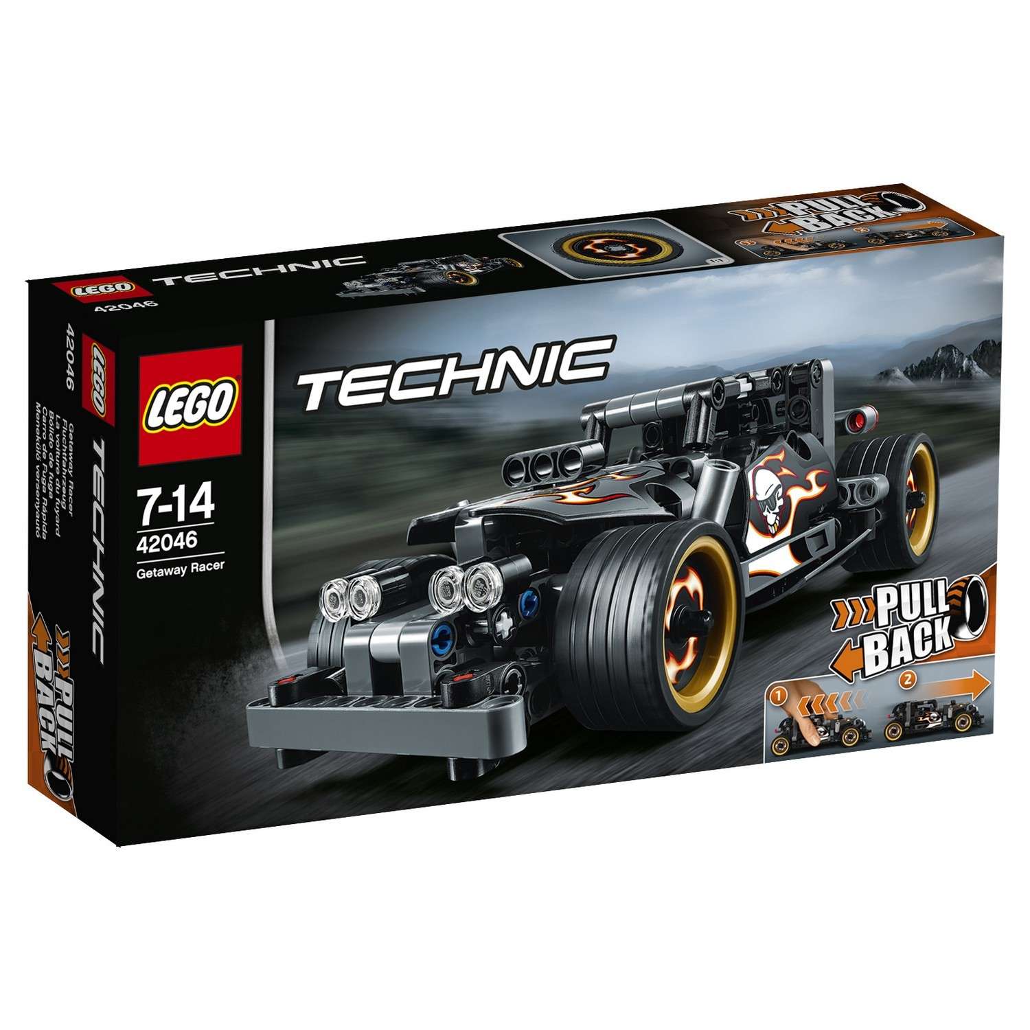 Конструктор LEGO Technic Гоночный автомобиль для побега (42046) - фото 2