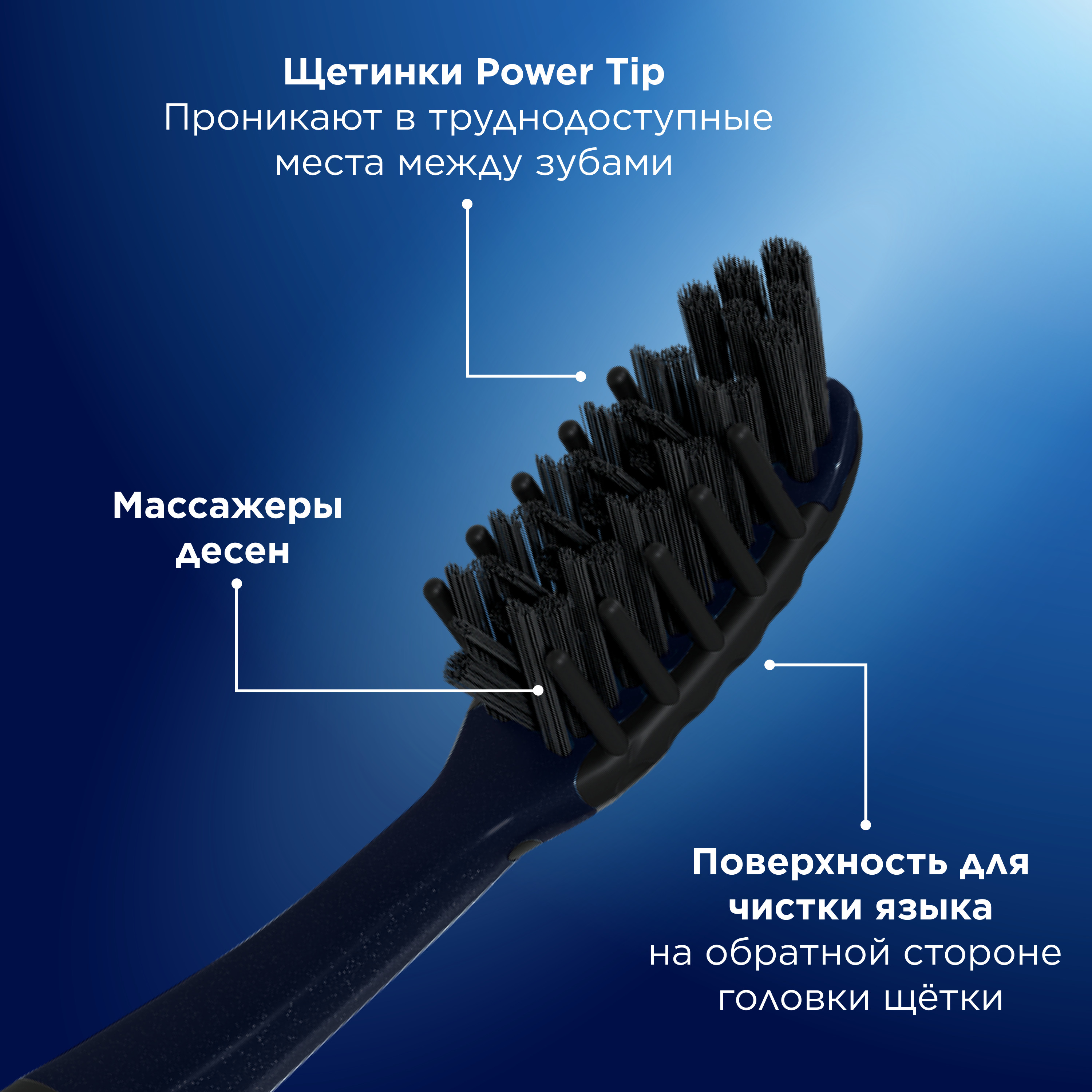 Зубная щетка Oral-B Pro-Expert Clean средняя Black 81748075 - фото 6