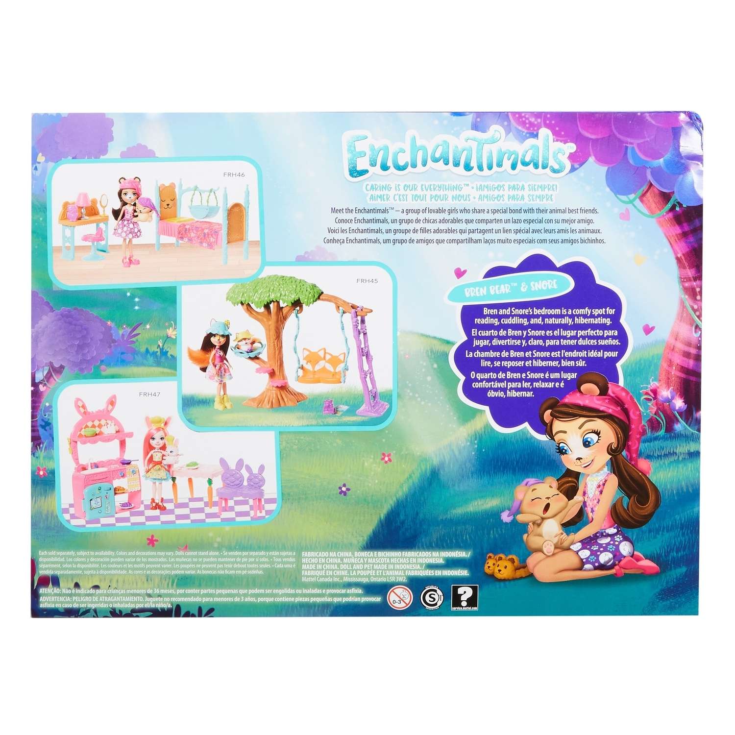 Набор игровой Enchantimals Кукла со зверюшкой Ведмедь Брен FRH46 FRH44 - фото 4