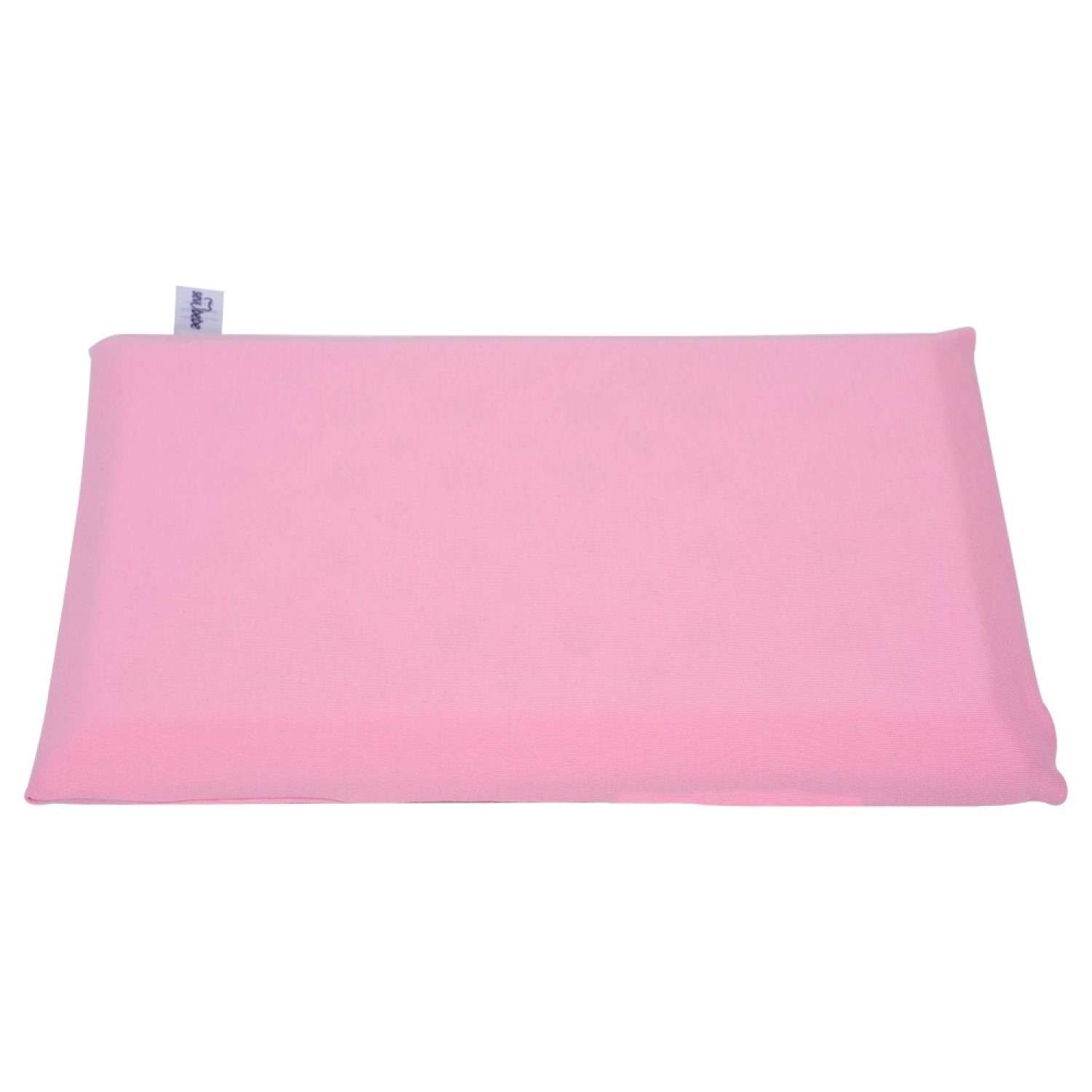 Подушка для новорожденных SEVIBEBE с перфорацией от удушения розовая 0+ - фото 2