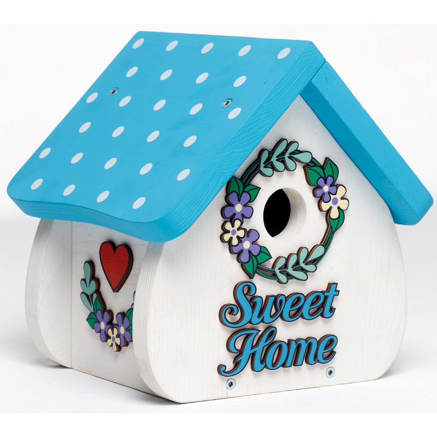 Скворечник Sweet home WOODING design набор с красками - фото 6