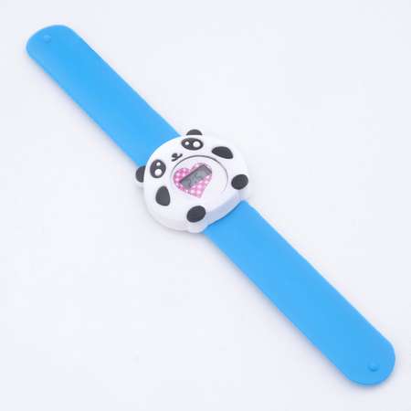 Часы Sima-Land наручные электронные детские «Панда» ремешок l 21 5 см