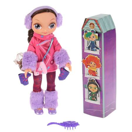 Кукла Карапуз Сказочный патруль Варя в зимней одежде 296182