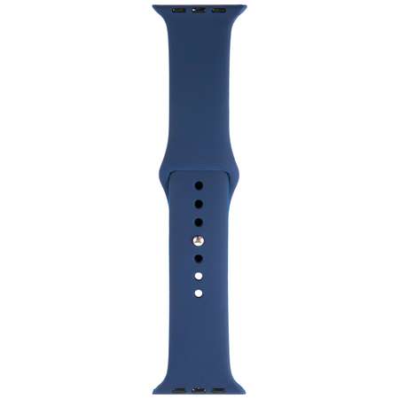 Ремешок mObility силиконовый для Apple watch 38-40 mm S3-S4-S5-SE-S6 синий
