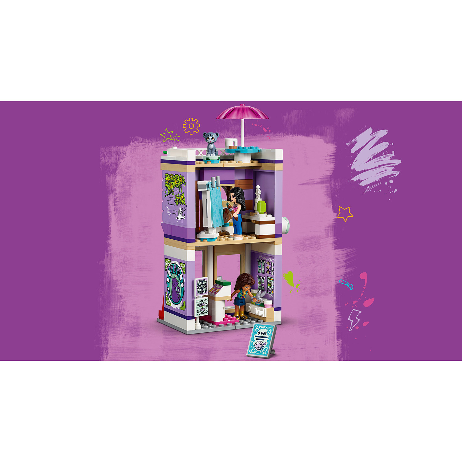 Конструктор LEGO Friends Художественная студия Эммы 41365 - фото 8