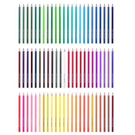 Карандаши цветные Brauberg художественные для рисования 72 цвета с мягким грифелем