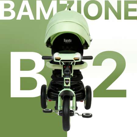 Трехколесный велосипед Nuovita Bamzione B2 мятный зеленый