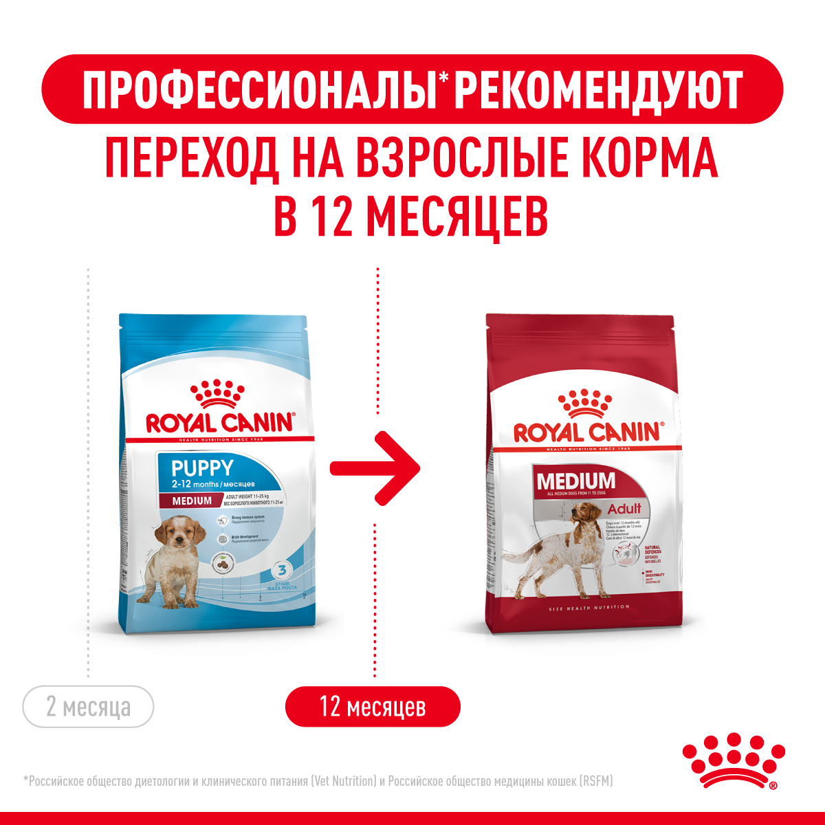 Корм для щенков ROYAL CANIN средних пород 2-12 месяцев 3кг - фото 9