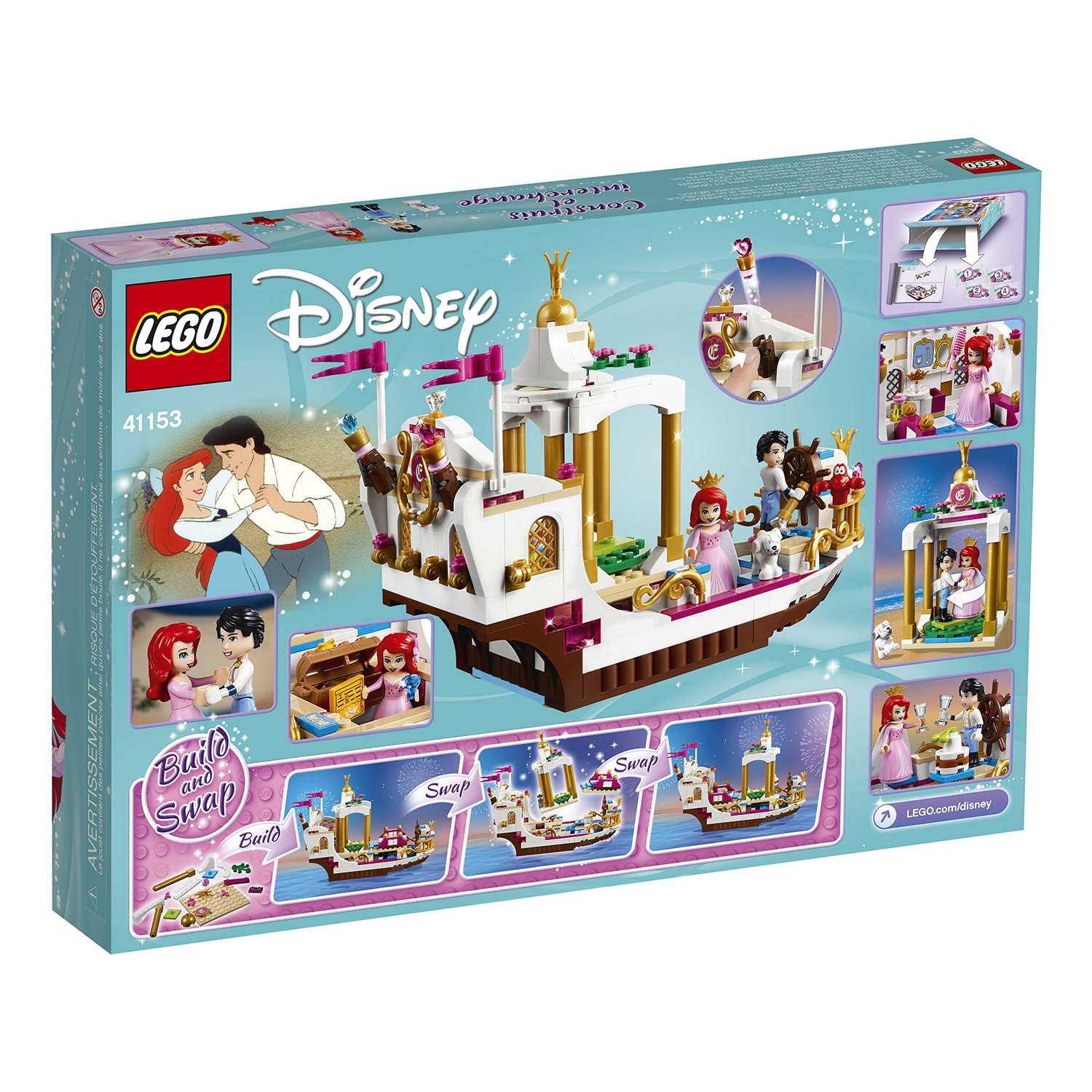 Конструктор LEGO Королевский корабль Ариэль Disney Princess (41153) - фото 3