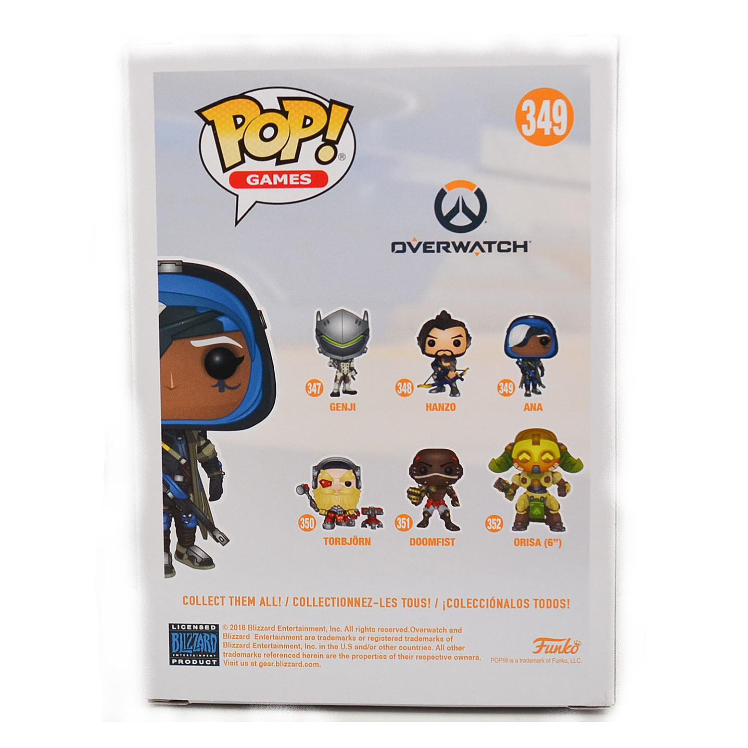 Фигурка Funko Pop vinyl Games Overwatch Ana Fun1491 - фото 6