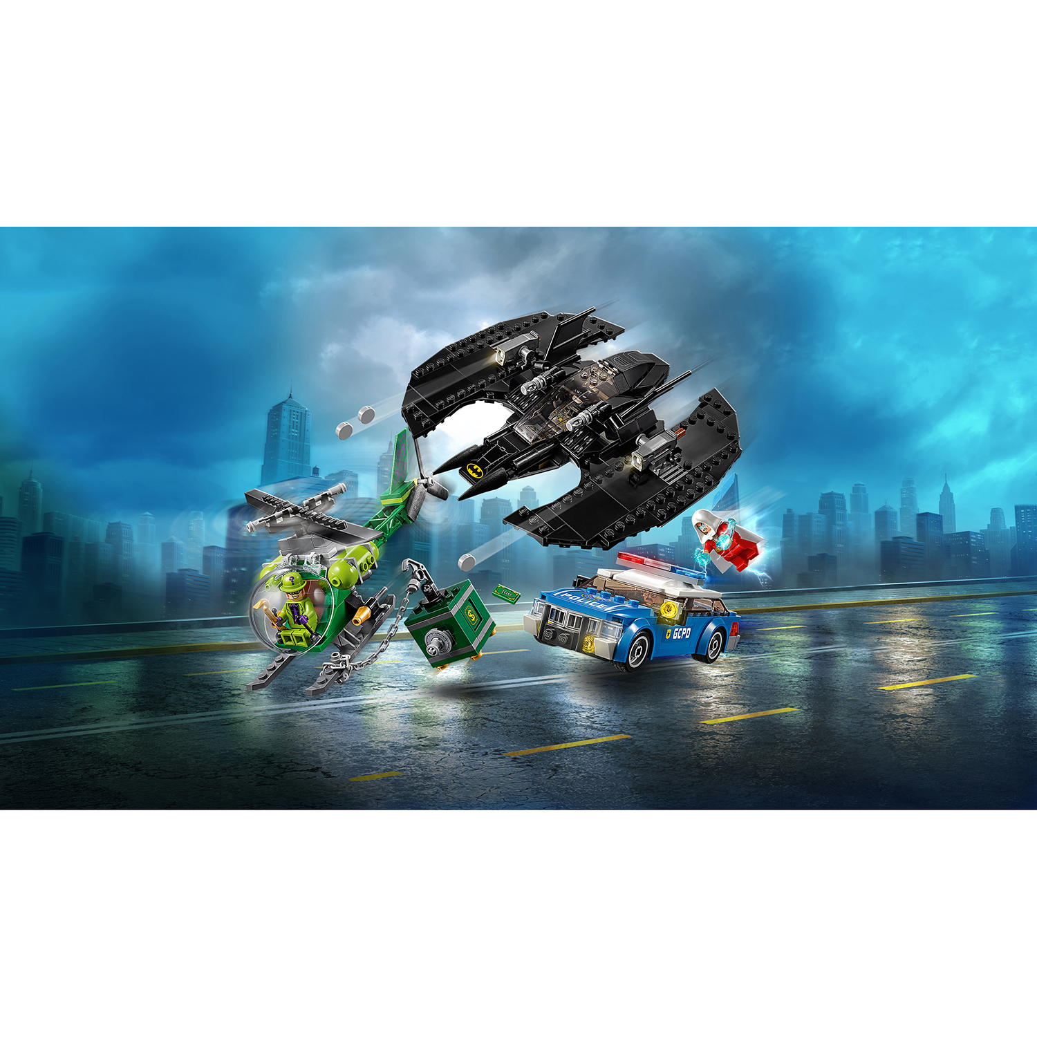 Конструктор LEGO DC Super Heroes Бэткрыло Бэтмена и ограбление Загадочника 76120 - фото 7