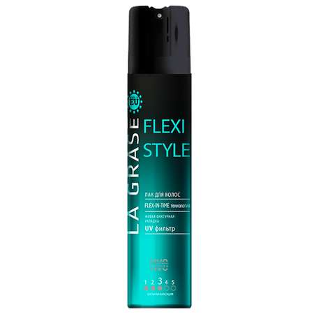 Лак для волос La Grase сверхсильной фиксации Flexi Style 250 мл