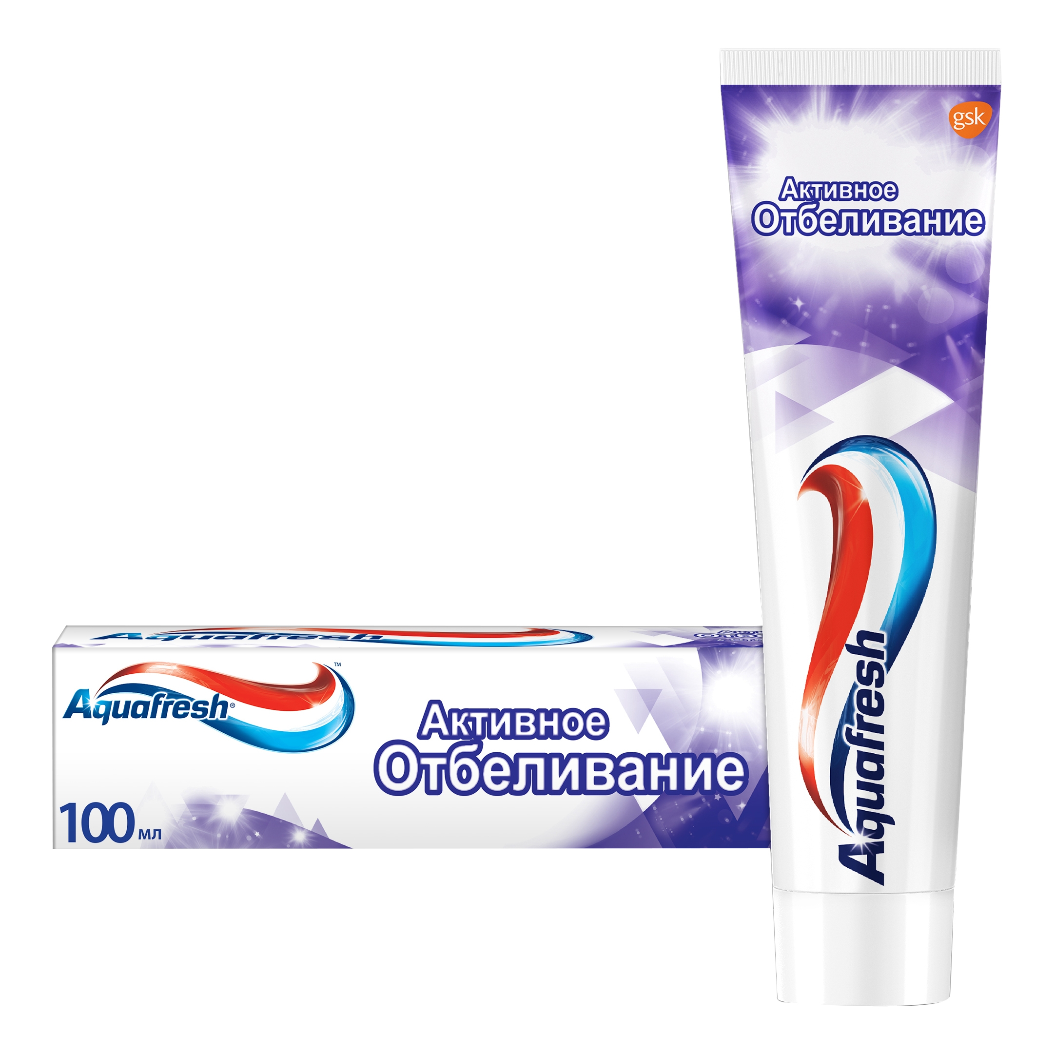 Зубная паста Aquafresh Активное отбеливание 100мл - фото 1