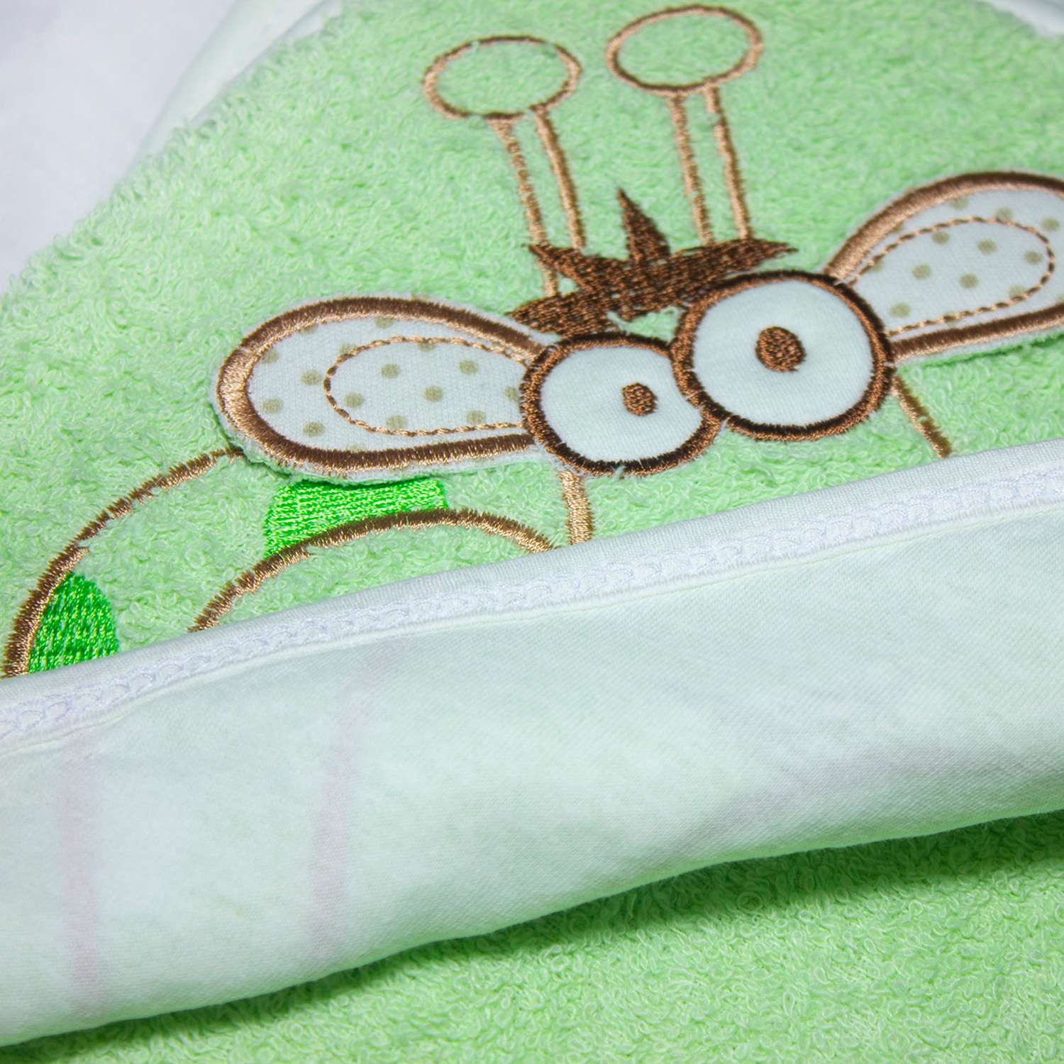 Полотенце Осьминожка с уголком махровое с вышивкой Жираф - фото 7