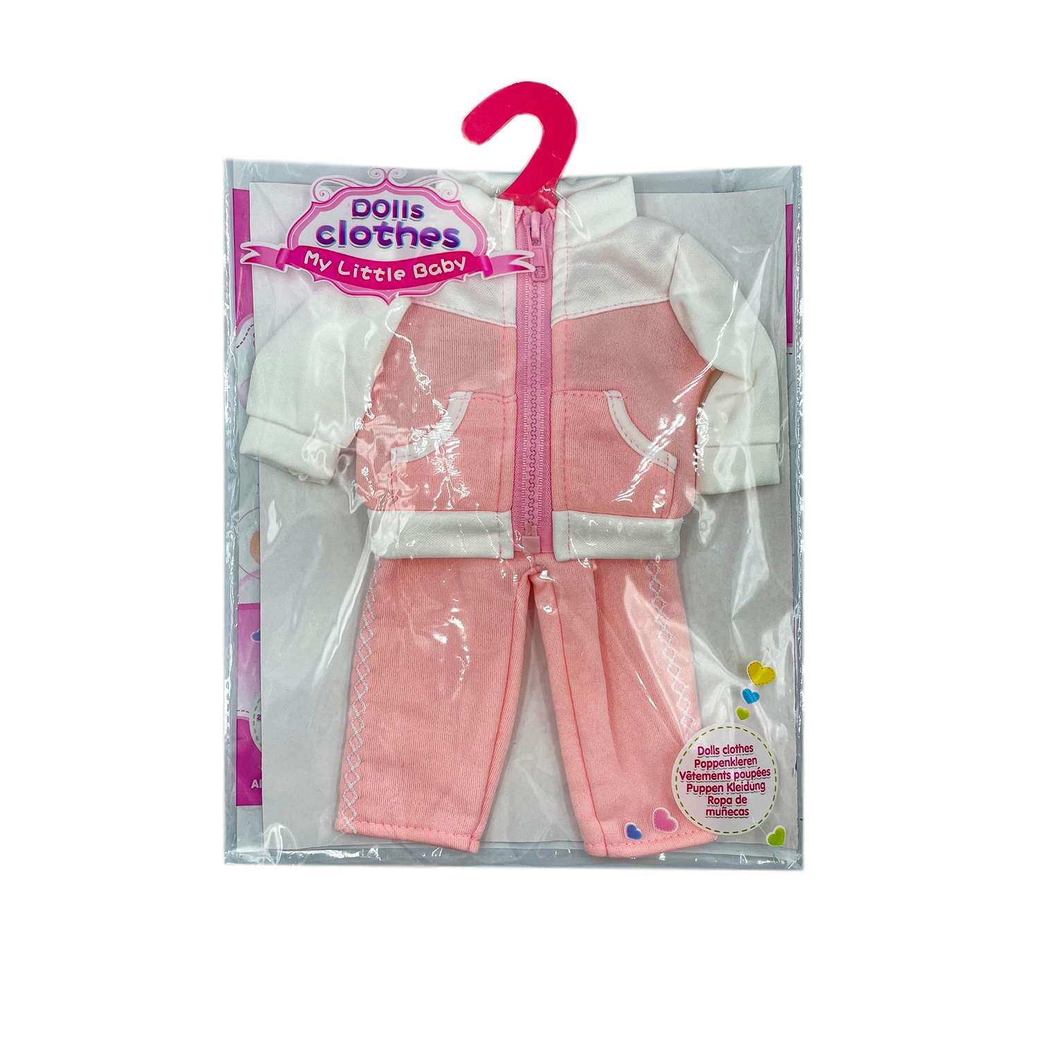 Одежда для пупса SHARKTOYS для кукол 38-43 см куртка и штаны розовый 33800017 - фото 6