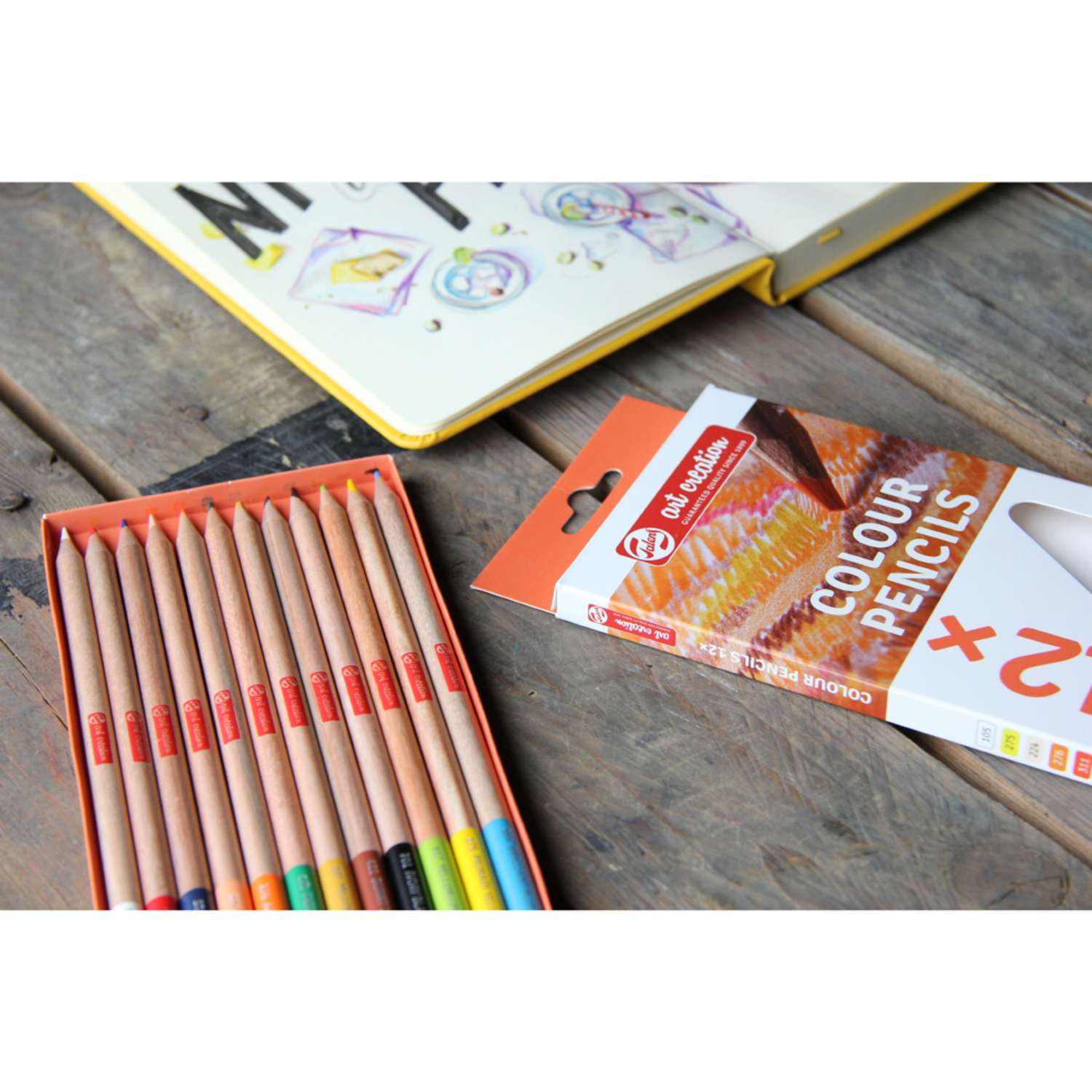Набор цветных карандашей Talens Art Creation 12 цветов в картонной упаковке - фото 5