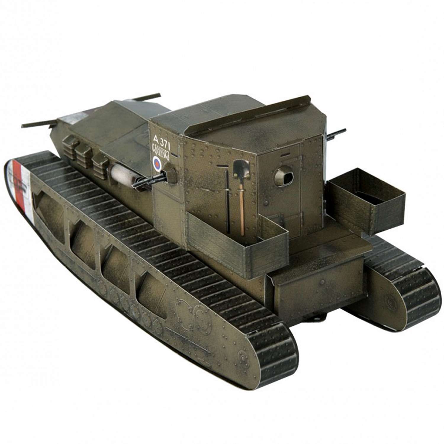 Сборная модель Умная бумага Бронетехника Средний танк Mk A WHIPPET 252-01 252-01 - фото 2