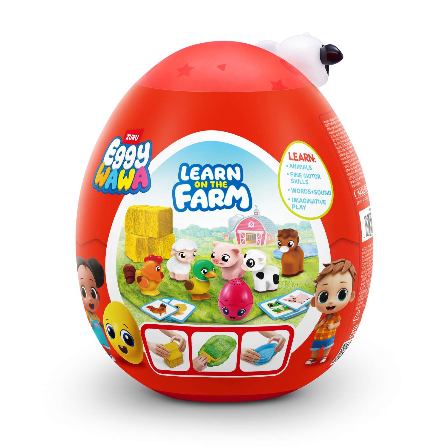 Игрушка Zuru Eggywawa Farm animals в непрозрачной упаковке (Сюрприз) 15102 - фото 30