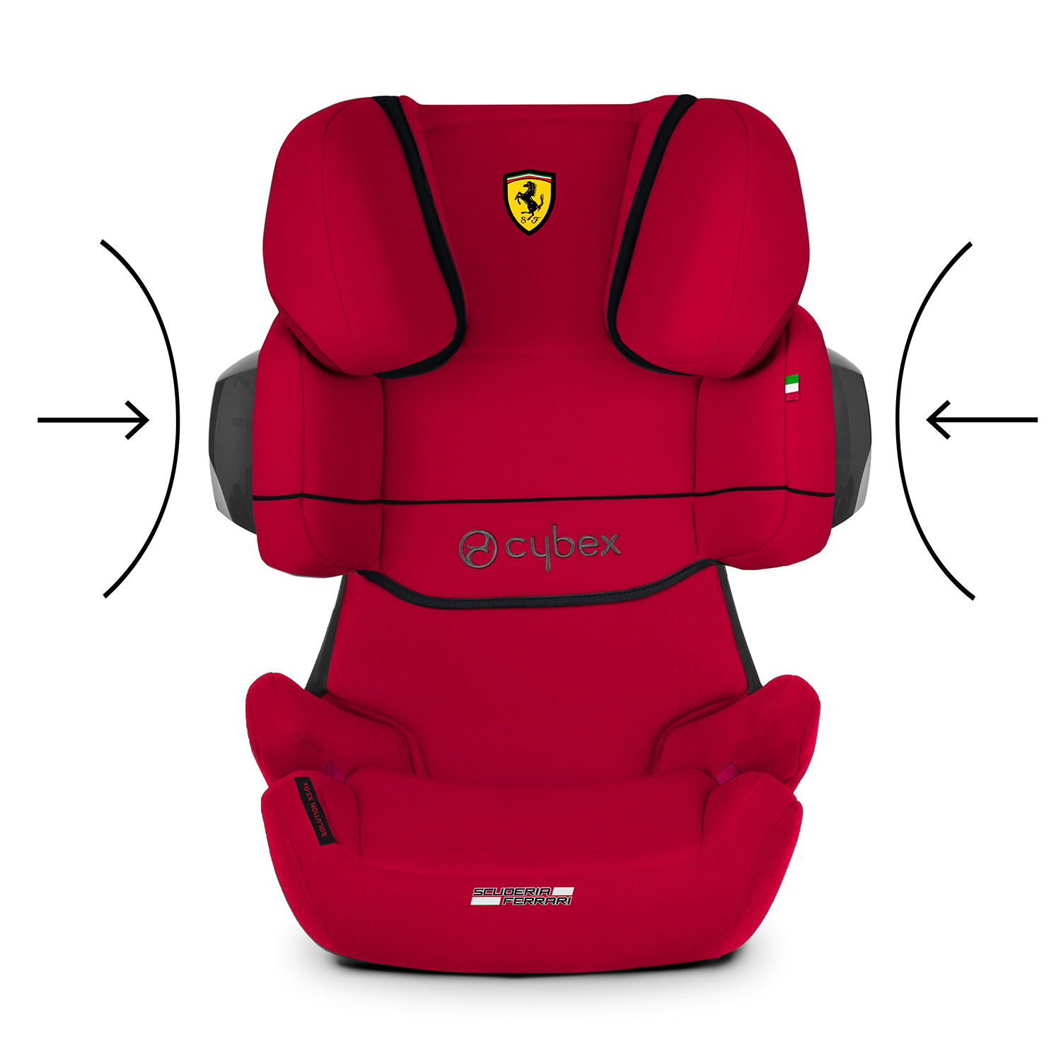 Автокресло Cybex Solution X2-Fix FE Ferrari Racing Red - фото 3