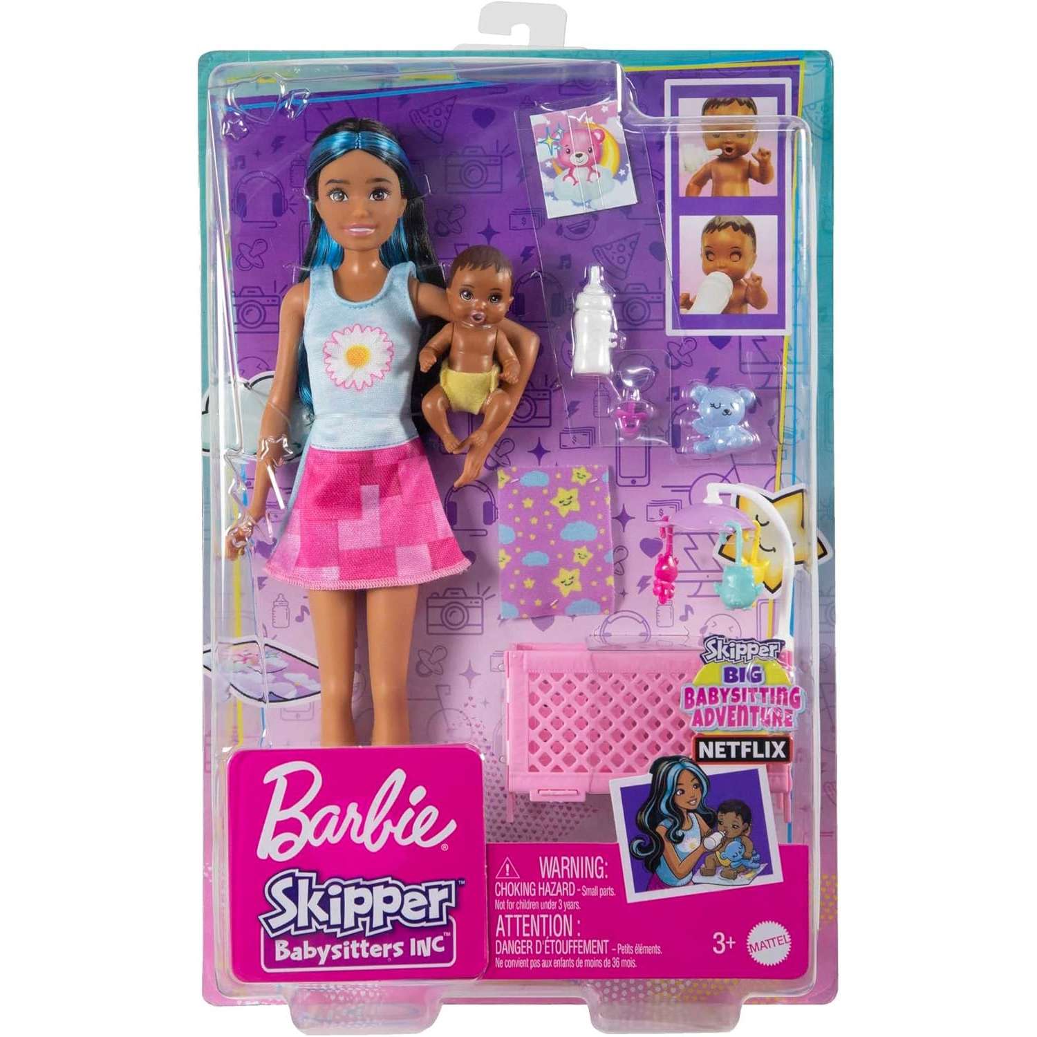 Кукла модельная Barbie Няня FHY97 - фото 6