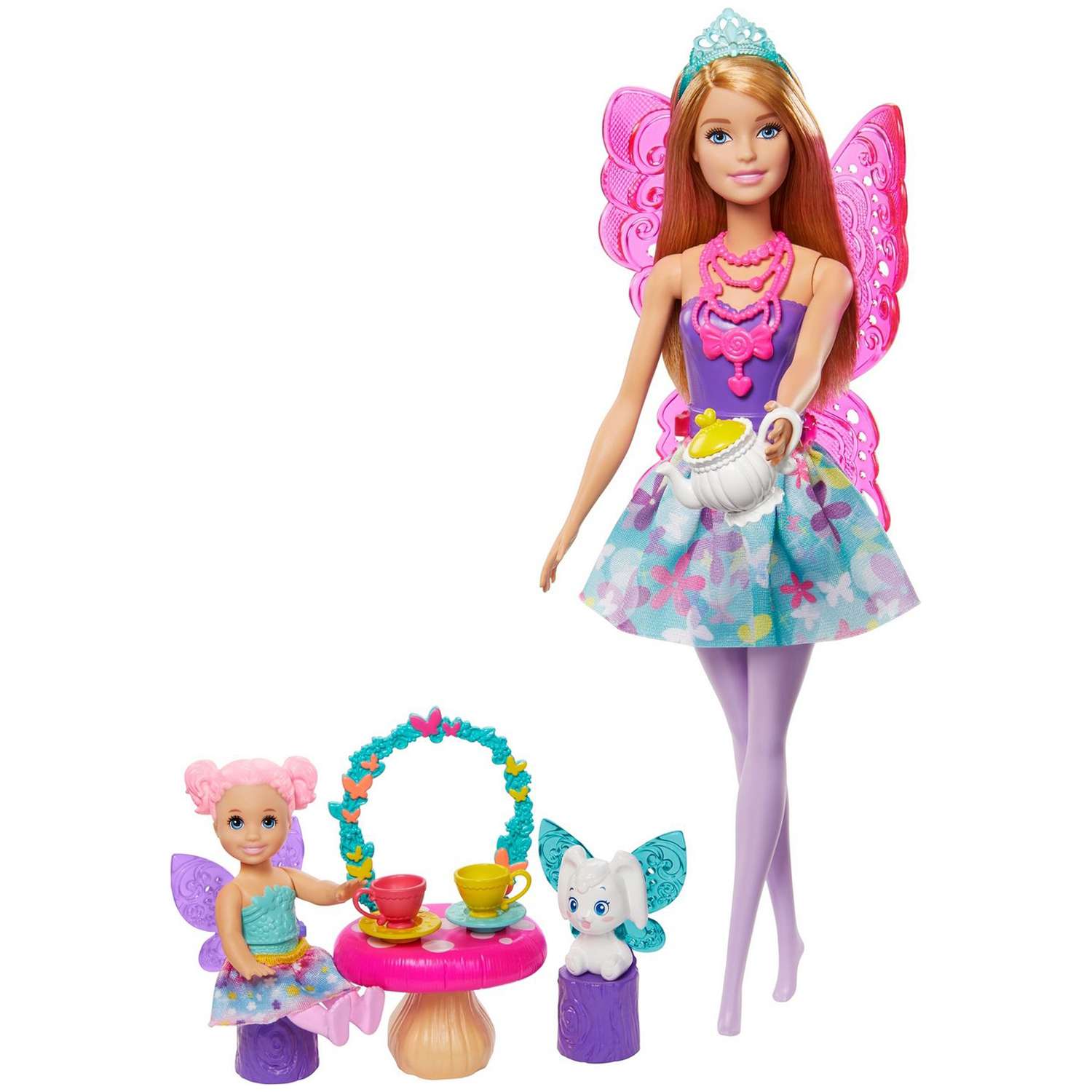 Набор игровой Barbie Заботливая принцесса Чаепитие GJK50 GJK49 - фото 1