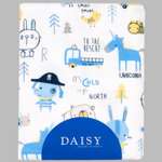 Пеленка фланелевая Daisy 1шт 75х120см пират