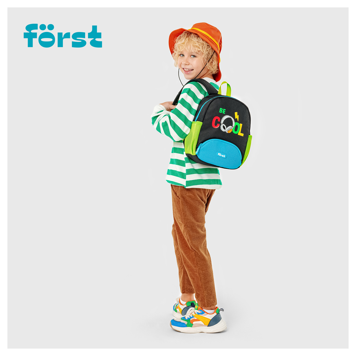 Рюкзак Forst F-Kids Be cool 30*23*13см 1 отделение 3 кармана уплотненная спинка - фото 10