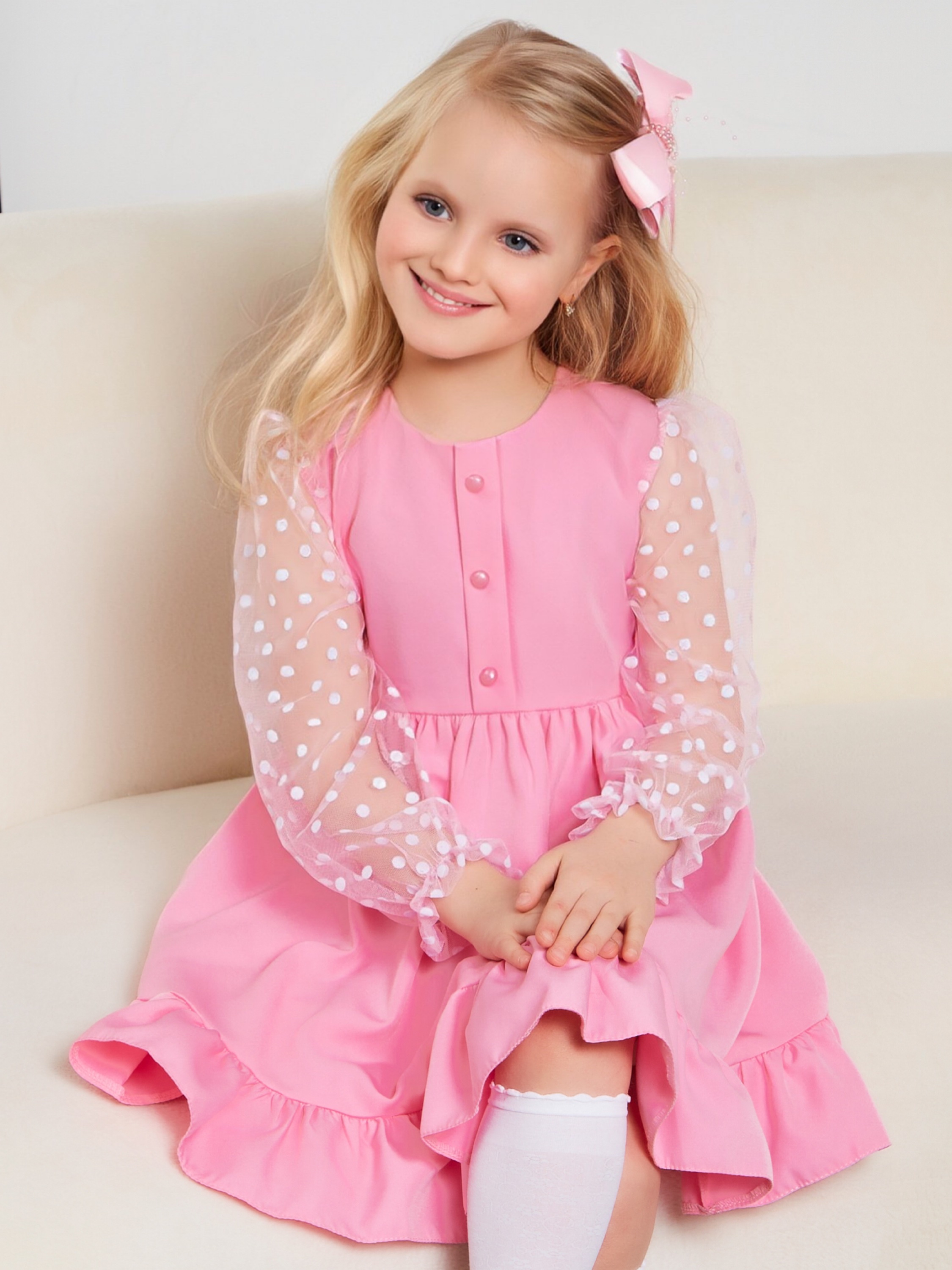 Платье Sofisha kids Plat.barbie/розовый - фото 1