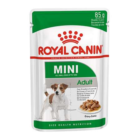 Корм для собак ROYAL CANIN малых пород соус пауч 85г