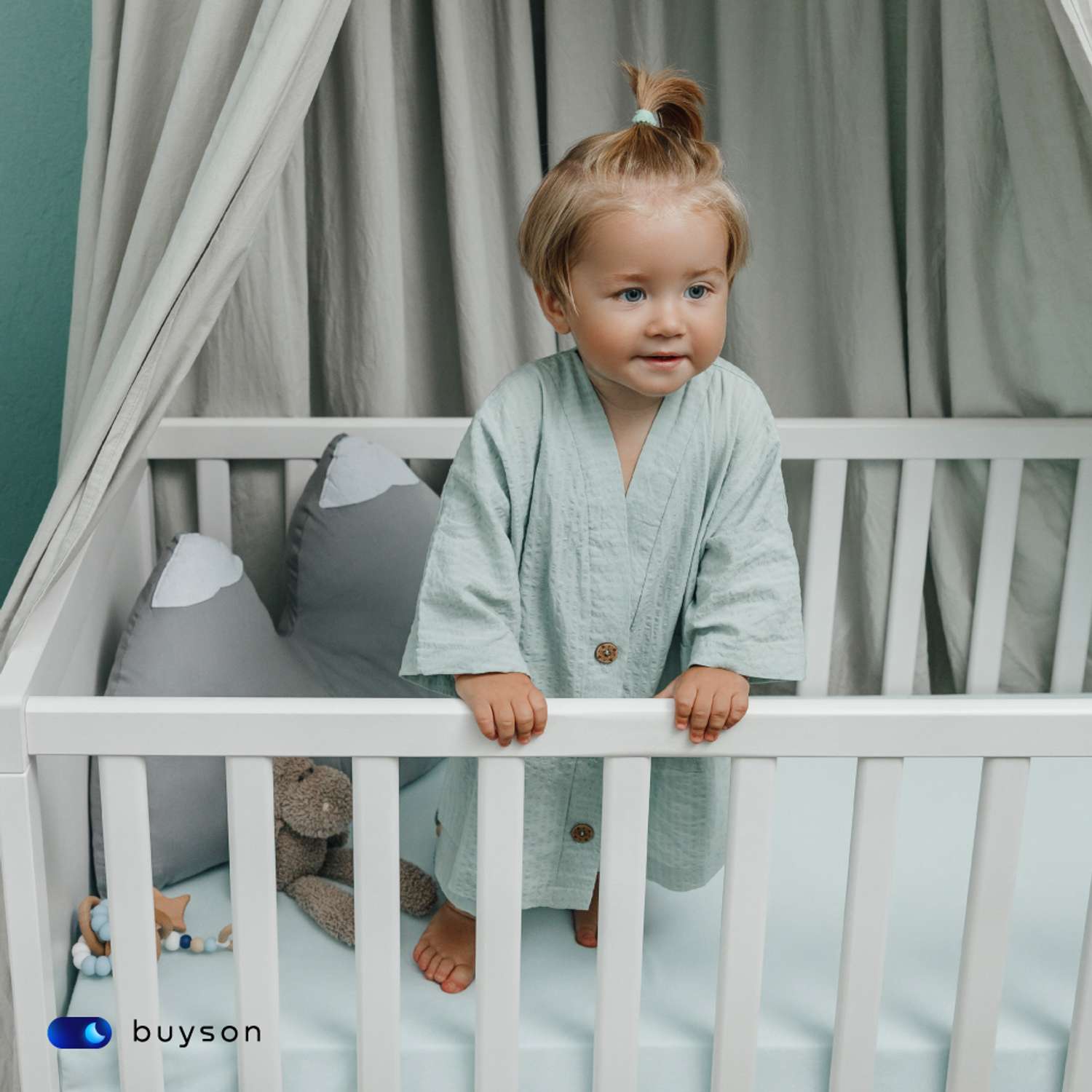 Матрас в кроватку buyson BuyJoy для новорожденных от 0 до 3 лет 120х60 см - фото 7