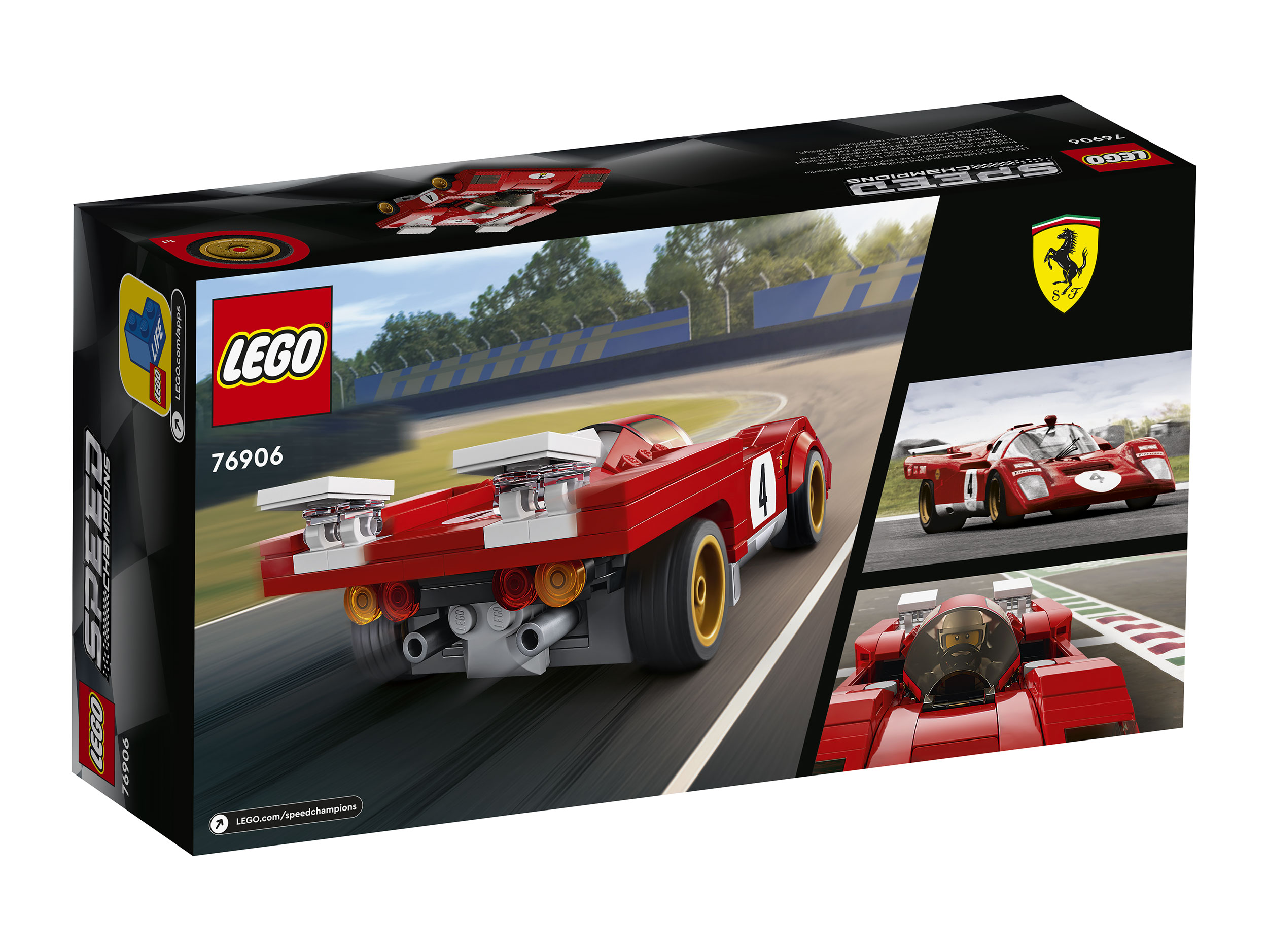 Конструктор LEGO Speed champions 1970 ferrari 512 M - фото 10