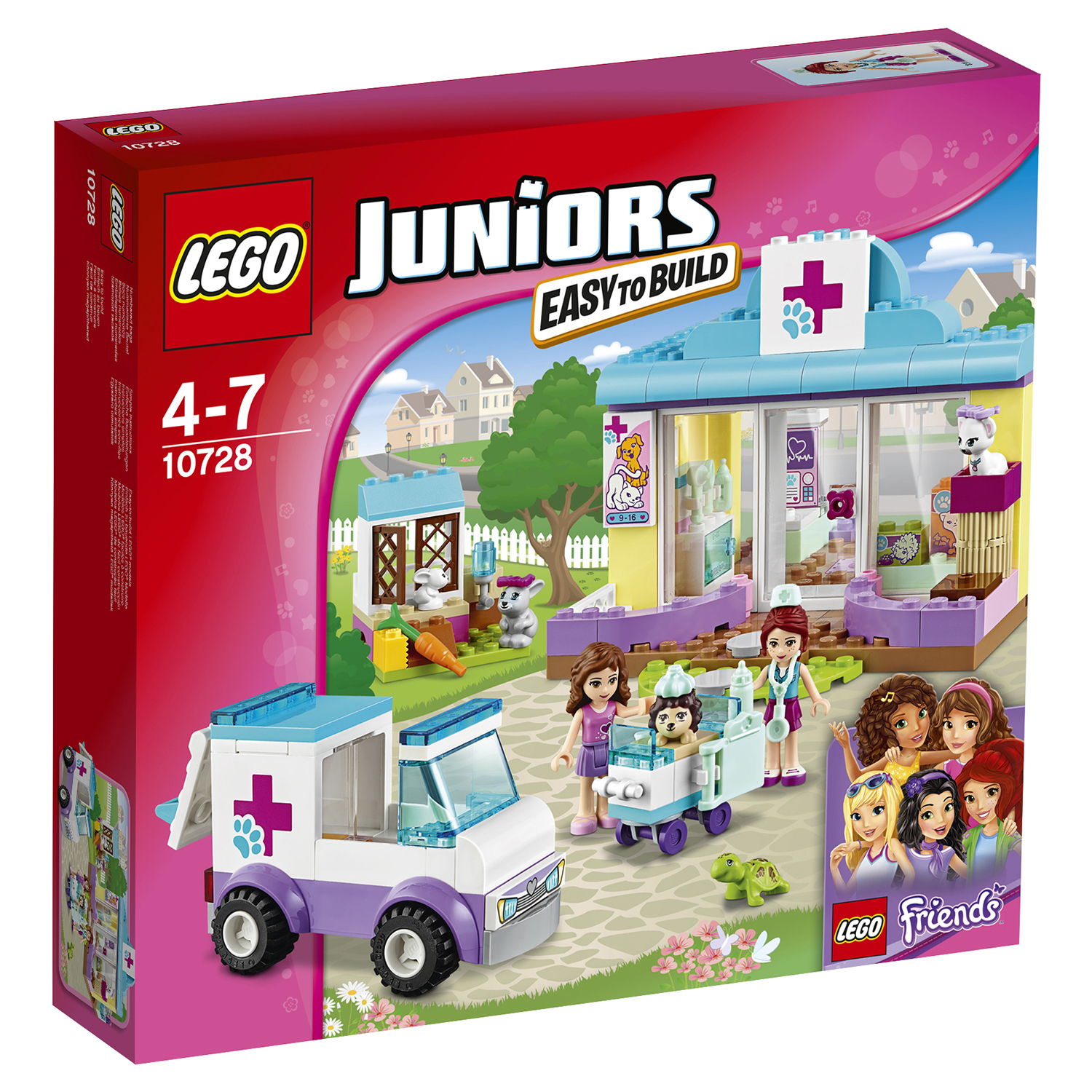 Конструктор LEGO Juniors Ветеринарная клиника Мии (10728) купить по цене  2489 ₽ в интернет-магазине Детский мир