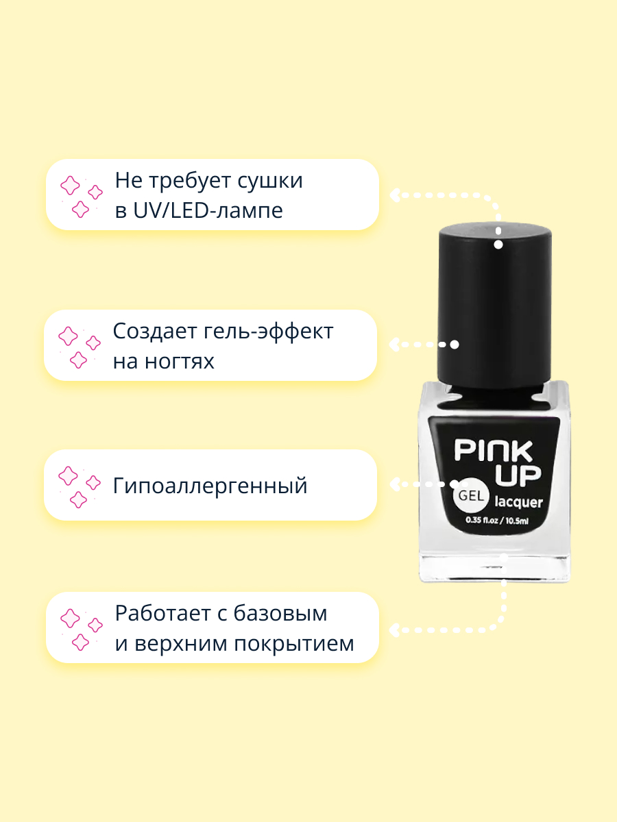 Лак для ногтей Pink Up тон 02 - фото 2