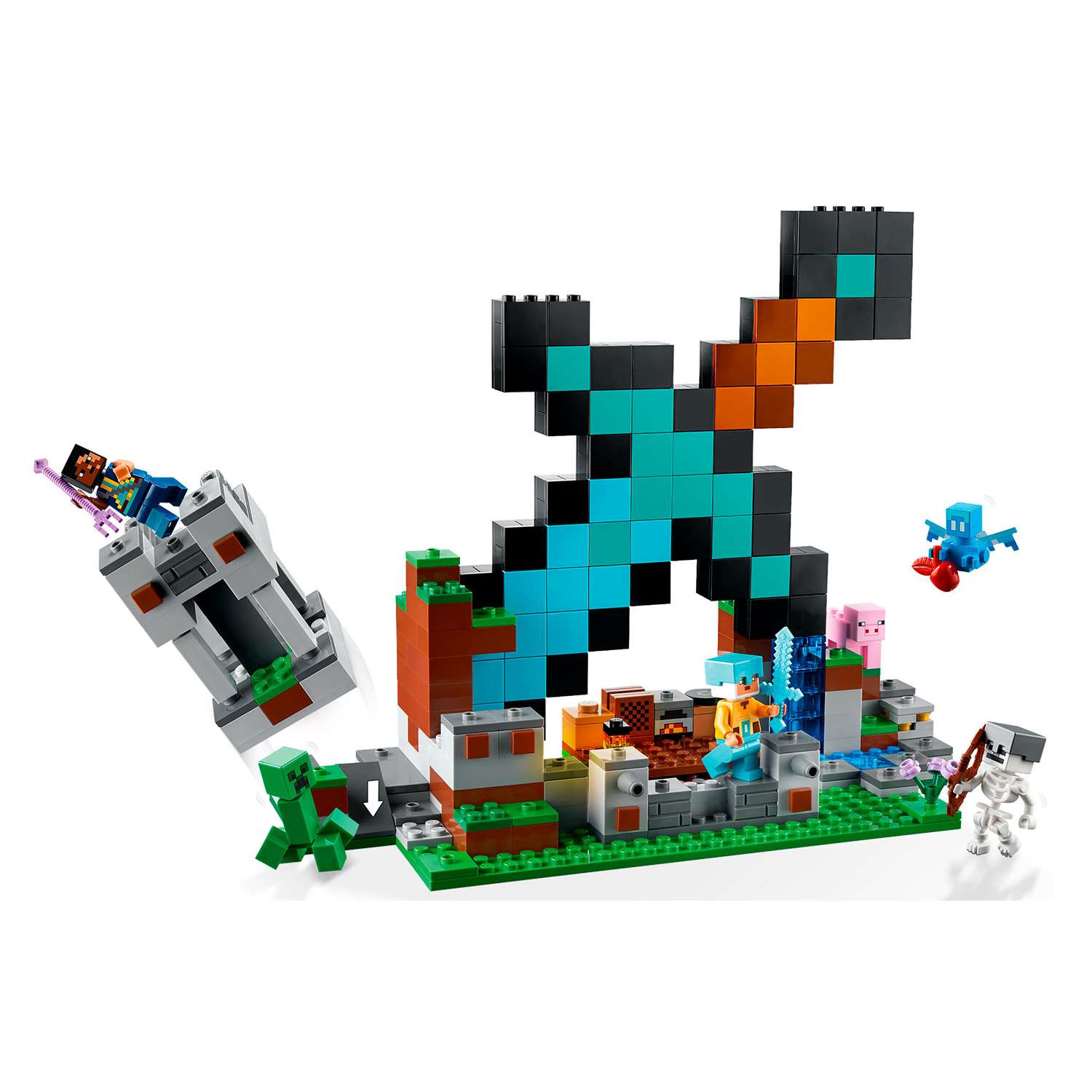 Конструктор LEGO Minecraft Застава Меча 21244 - фото 9