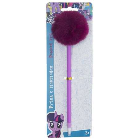 Ручка шариковая Kinderline My Little Pony с помпоном MPFS-UA1-PB-BL1