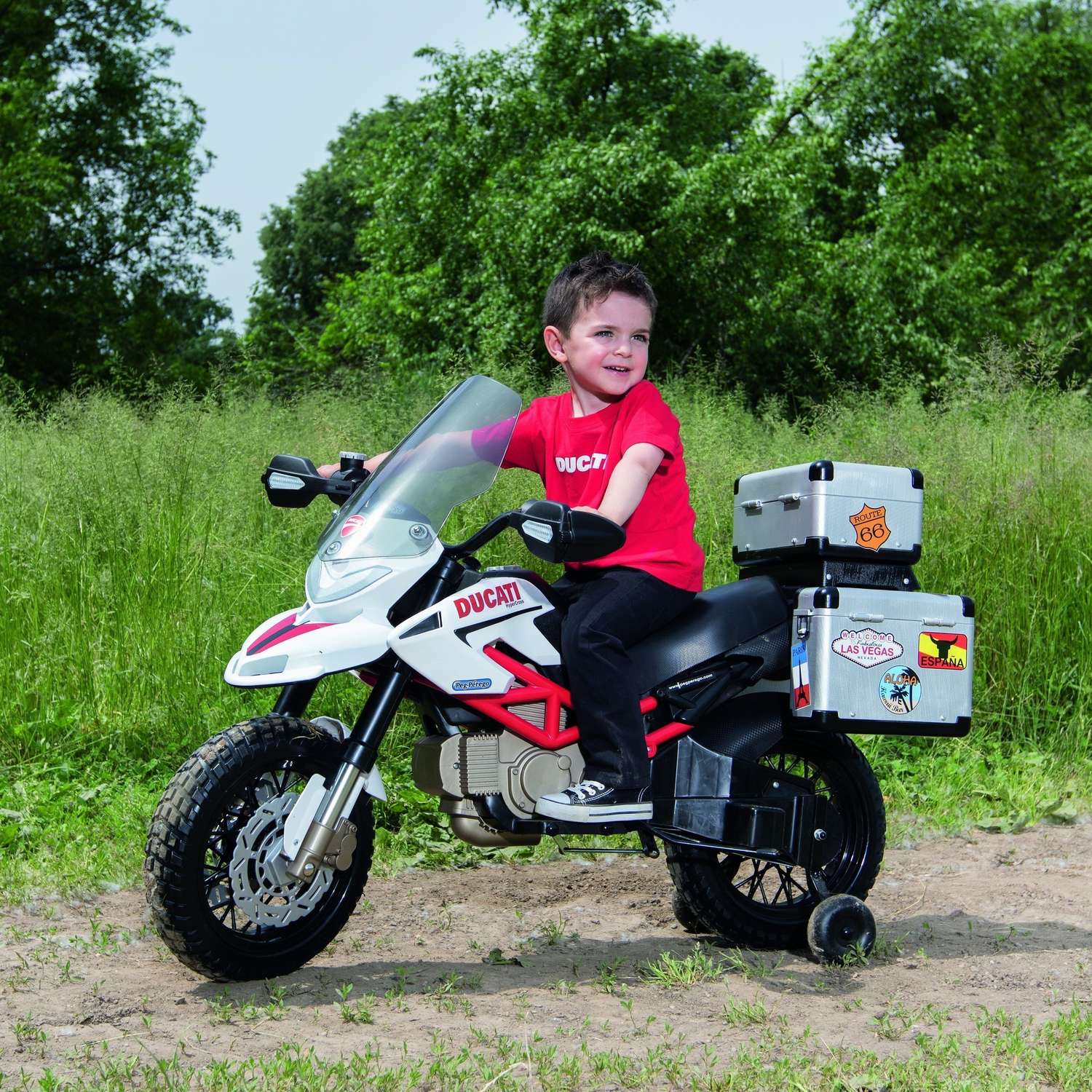 Электромотоцикл Peg-Perego Ducati Hypercross IGMC0021 - фото 14