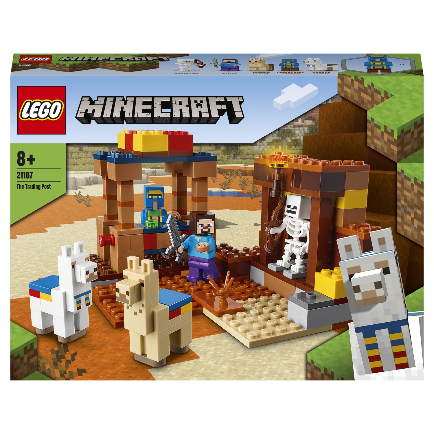 Конструктор LEGO Minecraft Торговый пост 21167 купить по цене 2499 ₽ в  интернет-магазине Детский мир