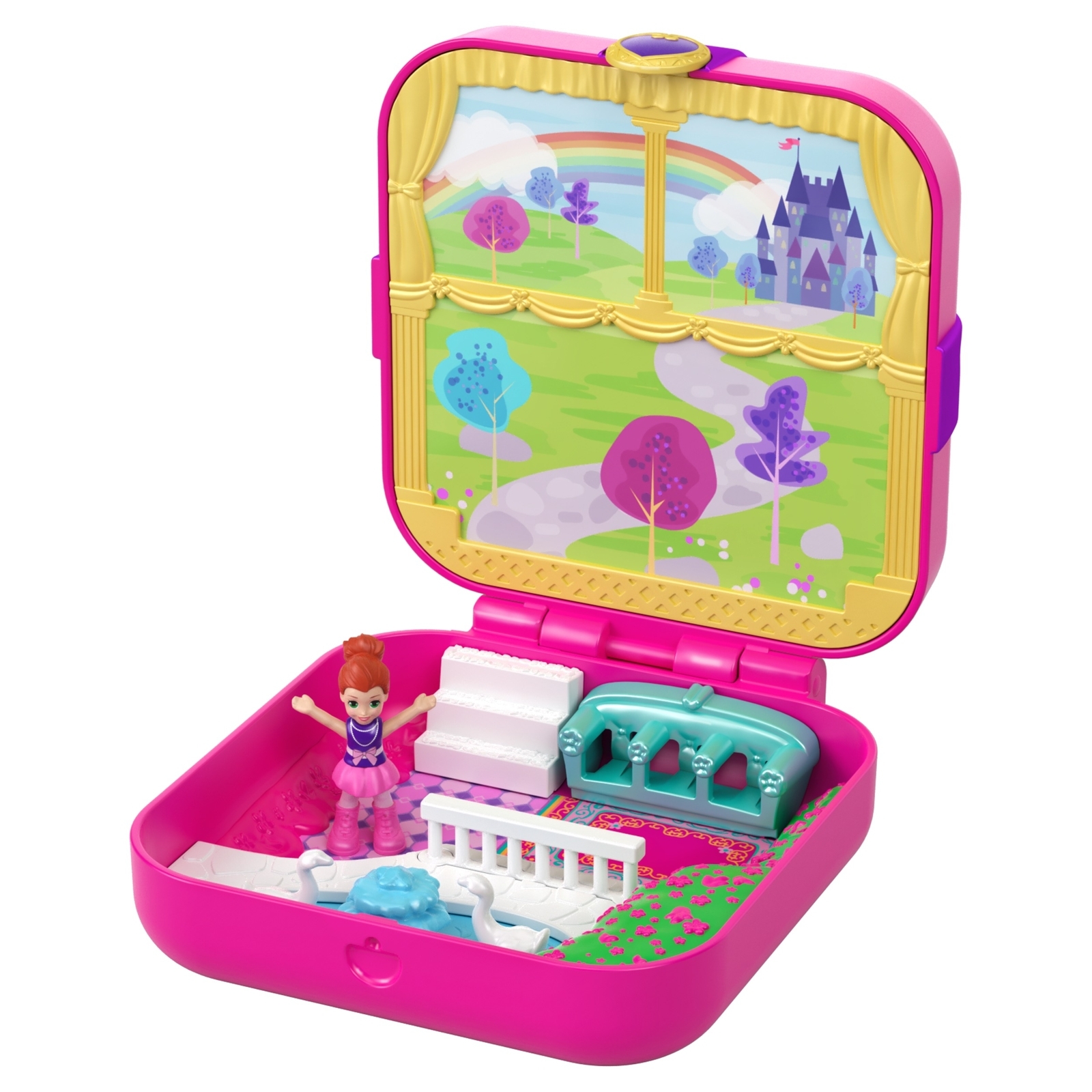 Набор игровой POLLY POCKET Мини-мир Сундучок принцессы Лайлы GDK80 купить  по цене 299 ₽ в интернет-магазине Детский мир