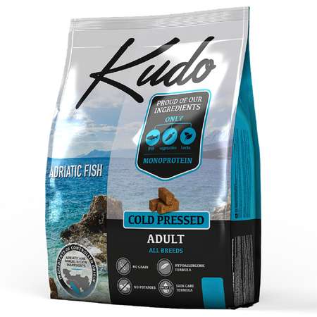 Корм для собак Kudo Адриатическая рыба 2.5 кг