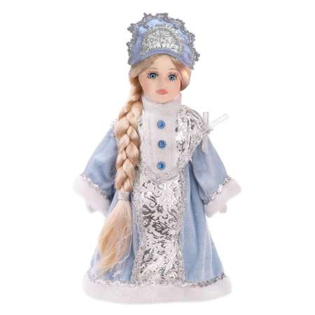 Кукла декоративная Снегурочка Magic Time голубой