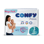 Подгузники CONFY Premium 140 шт. 3