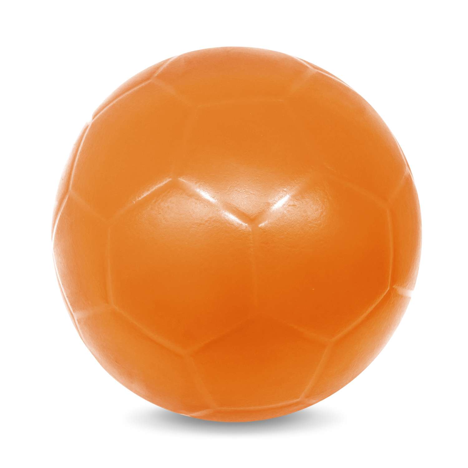 Мяч ПОЙМАЙ диаметр 230мм Футбол оранжевый - фото 1