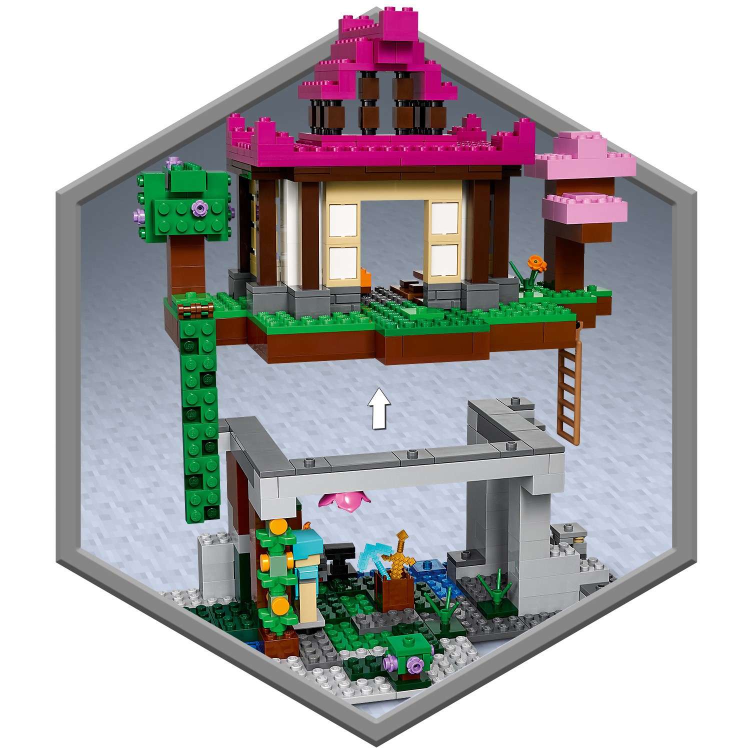 Конструктор LEGO Minecraft Площадка для тренировок 21183 - фото 5