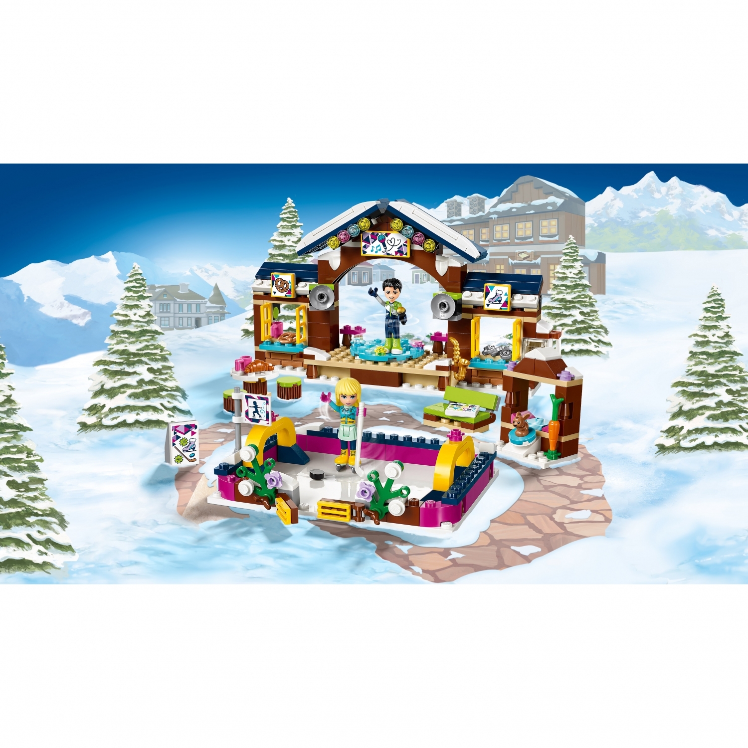 Конструктор LEGO Friends Горнолыжный курорт: каток (41322) - фото 4