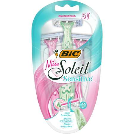 Набор бритв BIC одноразовых Miss Soleil 3 шт