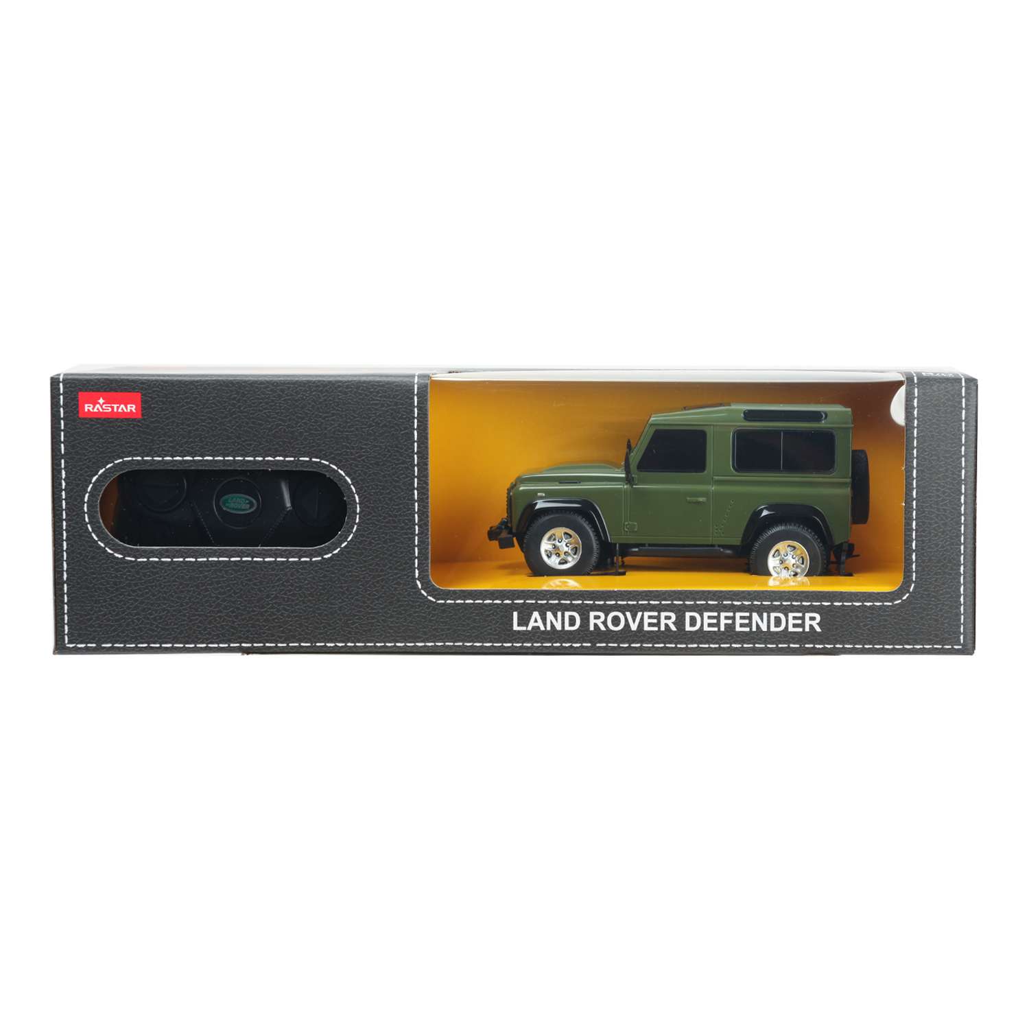 Машина Rastar РУ 1:24 Land Rover Defender Зеленая 78500 - фото 2