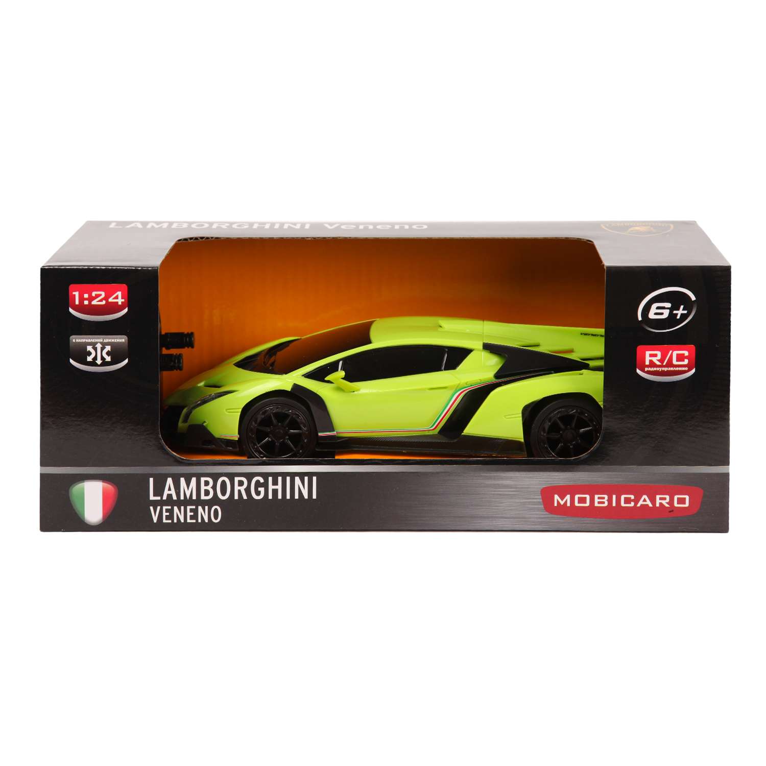 Машинка Mobicaro РУ 1:24 Lamborghini Veneno XQRC24-18AA - фото 2