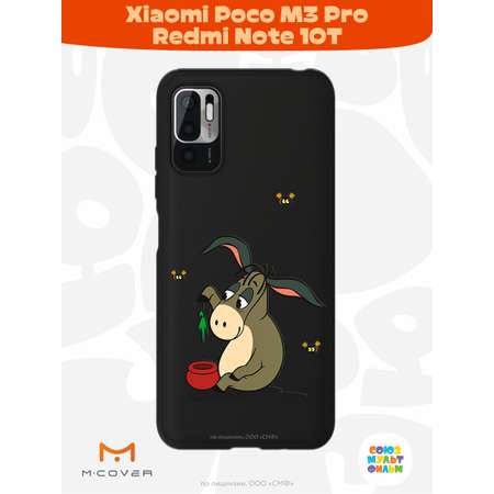 Силиконовый чехол Mcover для смартфона Poco M3 Pro Redmi Note 10T Союзмультфильм В гостях у Кролика