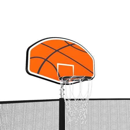 Баскетбольный щит UNIX line для батута supreme game и basic мяч и насос в комплекте