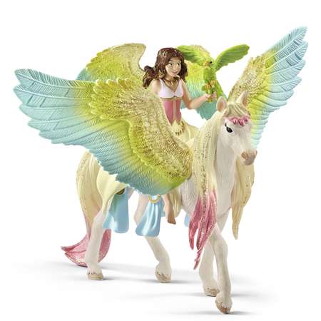 Фигурка SCHLEICH Фея Сера с блестящим Пегасом 70566